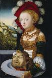 Salome with the Head of John the Baptist-Lucas Cranach, the Elder (Studio of)-Premier Image Canvas