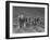 The Eldest Boys Helping their Father in the Farm Fields-null-Framed Photographic Print