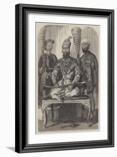 The Eldest Son of the King of Delhi, His Treasurer and Physician-William Carpenter-Framed Giclee Print
