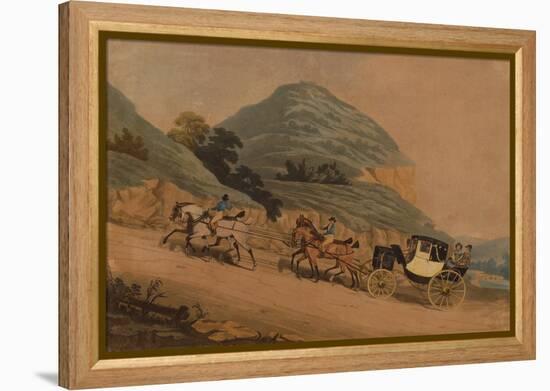 The Elected M.P. on His Way to the House of Commons (Coloured Engraving)-James Pollard-Framed Premier Image Canvas