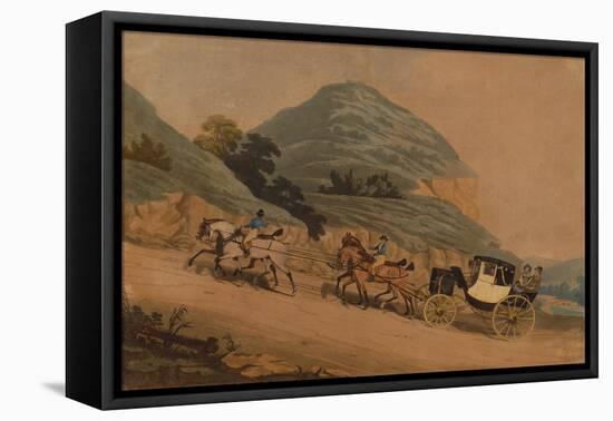 The Elected M.P. on His Way to the House of Commons (Coloured Engraving)-James Pollard-Framed Premier Image Canvas