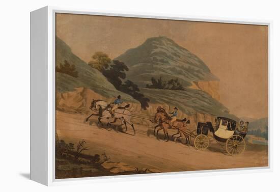 The Elected M.P. on His Way to the House of Commons (Coloured Engraving)-James Pollard-Framed Premier Image Canvas