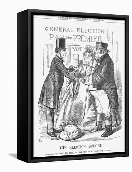 The Election Budget, 1865-John Tenniel-Framed Premier Image Canvas