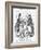 The Election Budget, 1865-John Tenniel-Framed Giclee Print