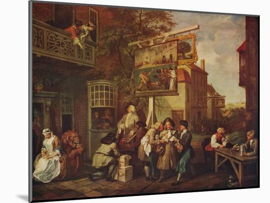 'The Election: Canvassing for Votes', 1754-1755, (c1915)-William Hogarth-Mounted Giclee Print