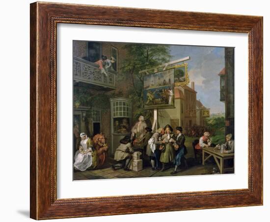 The Election II: Canvassing for Votes, 1754-55-William Hogarth-Framed Giclee Print