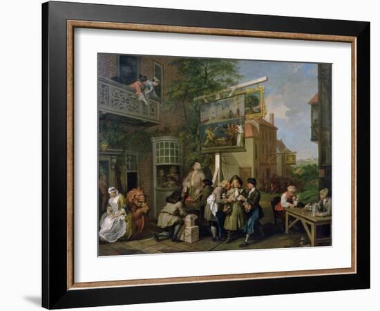 The Election II: Canvassing for Votes, 1754-55-William Hogarth-Framed Giclee Print