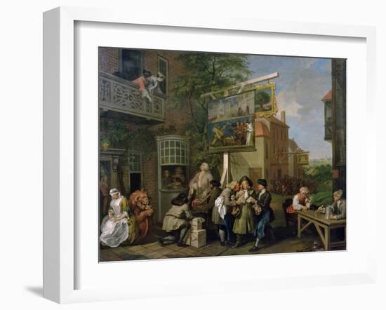 The Election II: Canvassing for Votes, 1754-55-William Hogarth-Framed Giclee Print