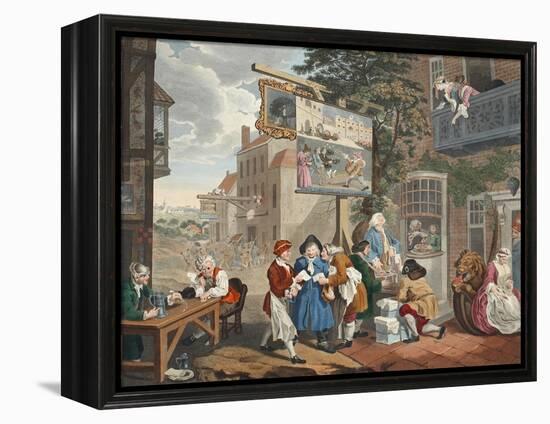 The Election II: Canvassing for Votes from 'Hogarth Restored-William Hogarth-Framed Premier Image Canvas