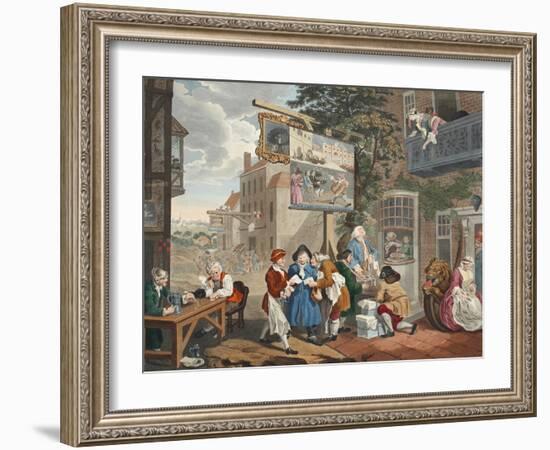 The Election II: Canvassing for Votes from 'Hogarth Restored-William Hogarth-Framed Giclee Print