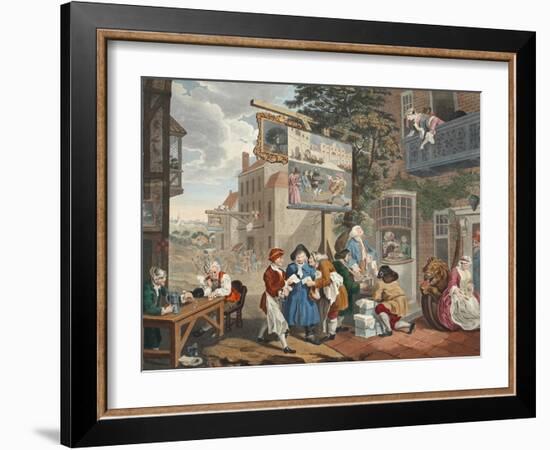 The Election II: Canvassing for Votes from 'Hogarth Restored-William Hogarth-Framed Giclee Print