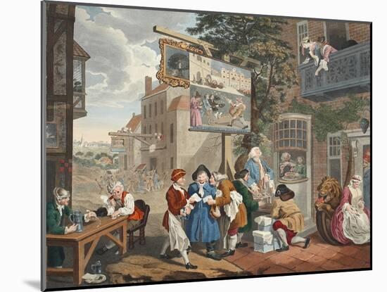 The Election II: Canvassing for Votes from 'Hogarth Restored-William Hogarth-Mounted Giclee Print