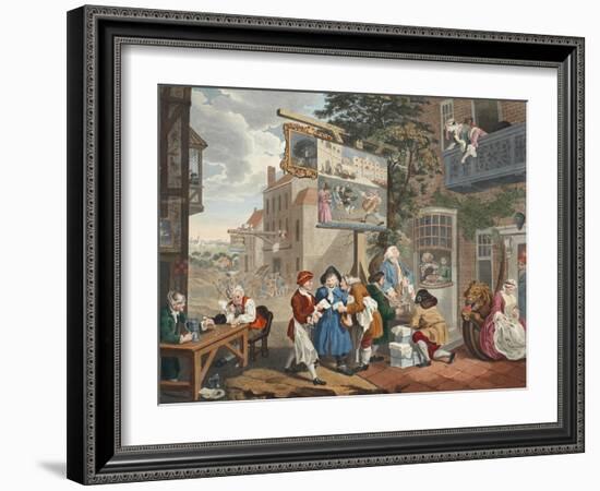 The Election II: Canvassing for Votes from 'Hogarth Restored-William Hogarth-Framed Giclee Print