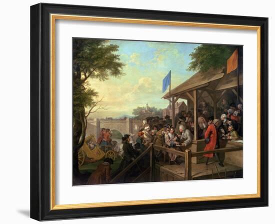 The Election III the Polling, 1754-55-William Hogarth-Framed Giclee Print