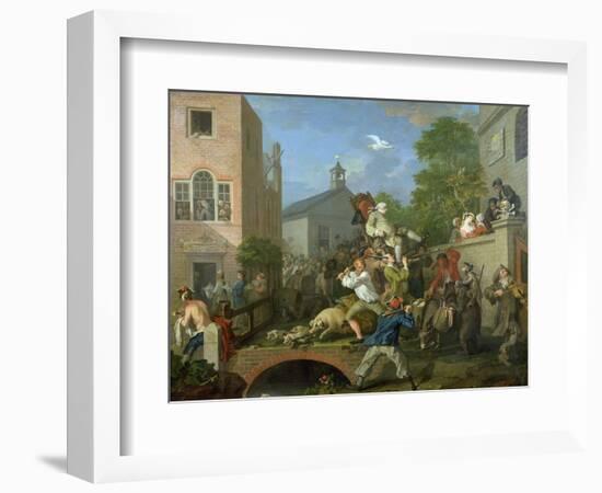 The Election IV Chairing the Member, 1754-55-William Hogarth-Framed Giclee Print