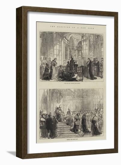 The Election of a New Pope-Charles Robinson-Framed Giclee Print