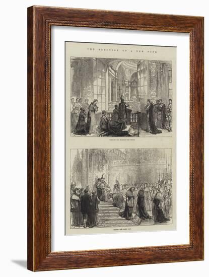 The Election of a New Pope-Charles Robinson-Framed Giclee Print