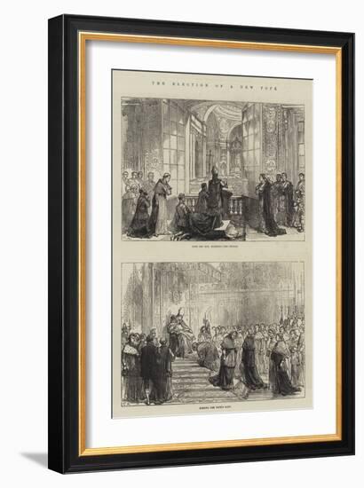 The Election of a New Pope-Charles Robinson-Framed Giclee Print