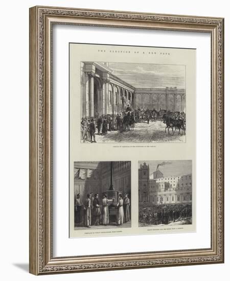 The Election of a New Pope-Charles Robinson-Framed Giclee Print