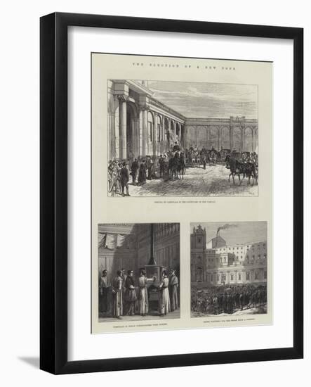 The Election of a New Pope-Charles Robinson-Framed Giclee Print