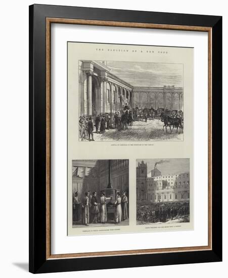 The Election of a New Pope-Charles Robinson-Framed Giclee Print