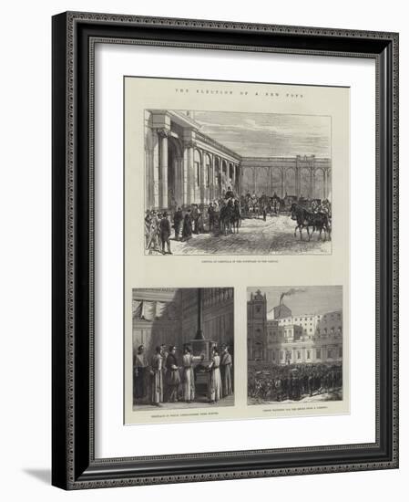 The Election of a New Pope-Charles Robinson-Framed Giclee Print