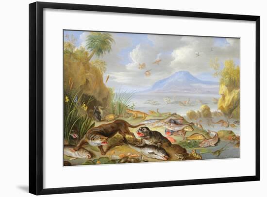 The Element of Water, 1660-Jan van Kessel the Elder-Framed Giclee Print