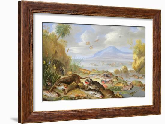 The Element of Water, 1660-Jan van Kessel the Elder-Framed Giclee Print