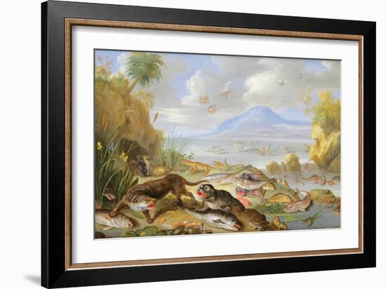 The Element of Water, 1660-Jan van Kessel the Elder-Framed Giclee Print