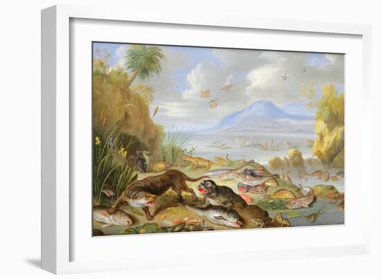 The Element of Water, 1660-Jan van Kessel the Elder-Framed Giclee Print