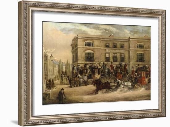 The Elephant and Castle, Brighton Road, London-J.C. Maggs-Framed Giclee Print