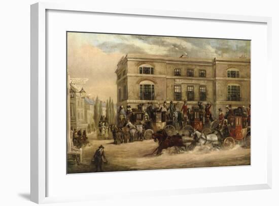 The Elephant and Castle, Brighton Road, London-J.C. Maggs-Framed Giclee Print