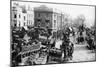 The Elephant and Castle During the Time of the Horse-Tram, London, 1926-1927-null-Mounted Giclee Print