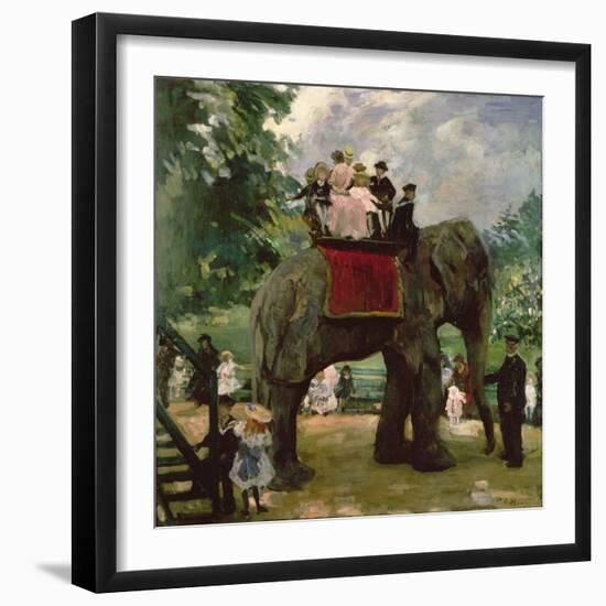 The Elephant Ride-Jacques-emile Blanche-Framed Giclee Print