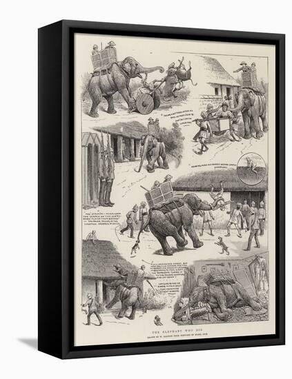 The Elephant Who Did-William Ralston-Framed Premier Image Canvas