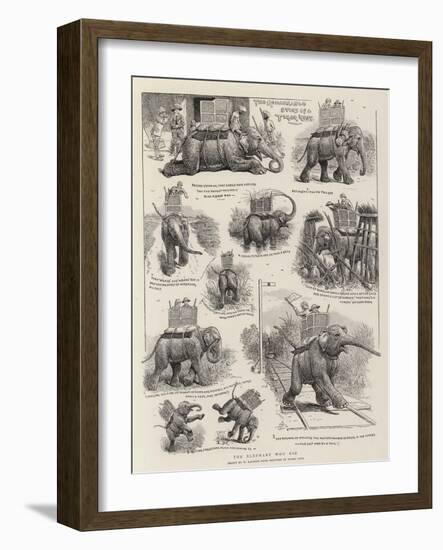 The Elephant Who Did-William Ralston-Framed Giclee Print