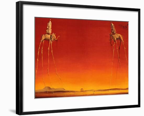 The Elephants, c.1948-Salvador Dalí-Framed Art Print