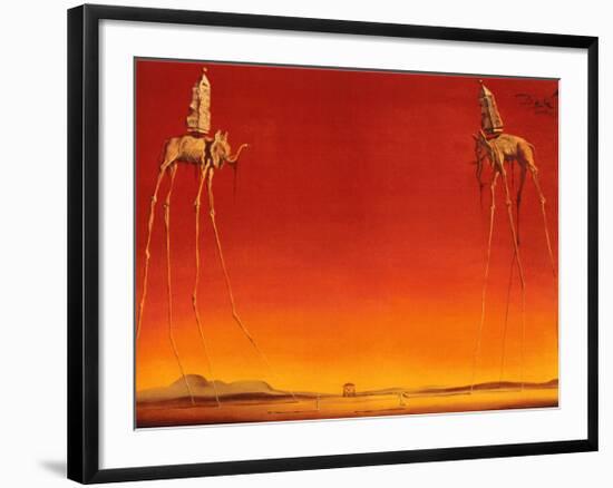 The Elephants, c.1948-Salvador Dalí-Framed Art Print