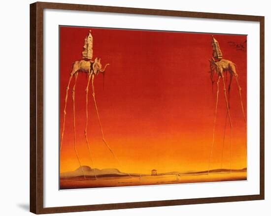 The Elephants, c.1948-Salvador Dalí-Framed Art Print