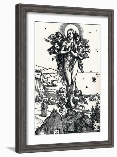 The Elevation of St Mary Magdalene, 1500-Albrecht Dürer-Framed Giclee Print
