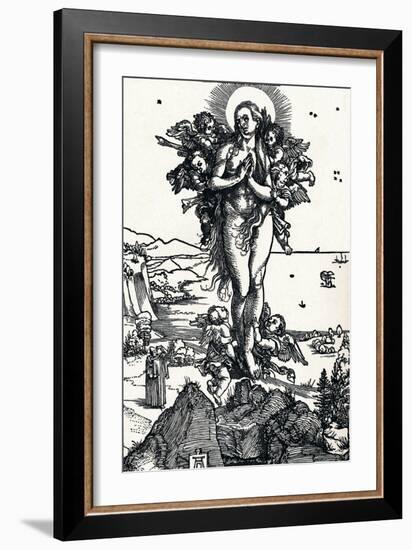 The Elevation of St Mary Magdalene, 1500-Albrecht Dürer-Framed Giclee Print