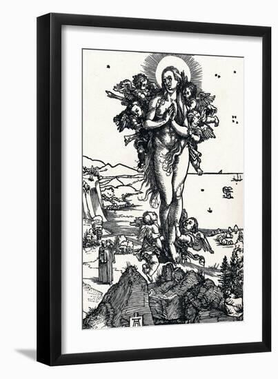 The Elevation of St Mary Magdalene, 1500-Albrecht Dürer-Framed Giclee Print