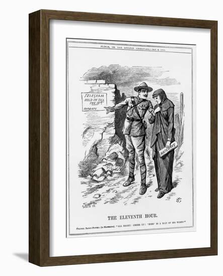 The Eleventh Hour, Siege of Mafeking, South Africa, Boer War, 1900-John Tenniel-Framed Giclee Print