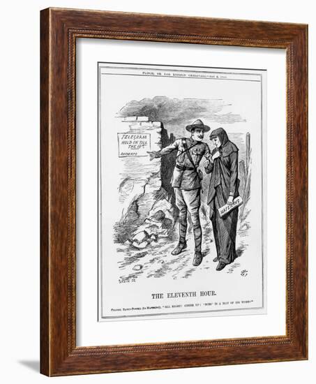 The Eleventh Hour, Siege of Mafeking, South Africa, Boer War, 1900-John Tenniel-Framed Giclee Print