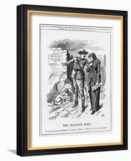 The Eleventh Hour, Siege of Mafeking, South Africa, Boer War, 1900-John Tenniel-Framed Giclee Print