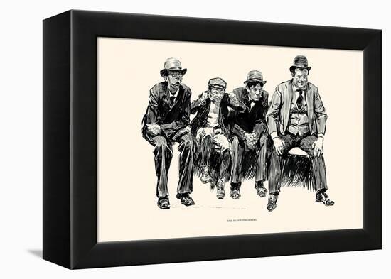 The Eleventh Inning-Charles Dana Gibson-Framed Stretched Canvas