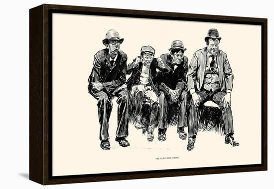 The Eleventh Inning-Charles Dana Gibson-Framed Stretched Canvas