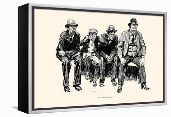 The Eleventh Inning-Charles Dana Gibson-Framed Stretched Canvas