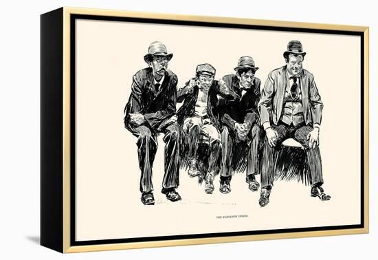 The Eleventh Inning-Charles Dana Gibson-Framed Stretched Canvas