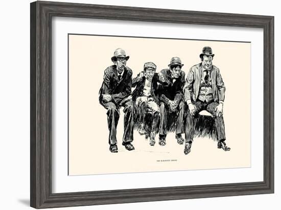 The Eleventh Inning-Charles Dana Gibson-Framed Art Print